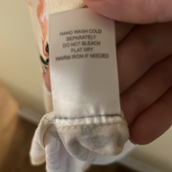 NWT Daniel Rainn Waicy Knit Top sze SP in Beige Crochet Detail Lace Floral - Picture 9 of 11